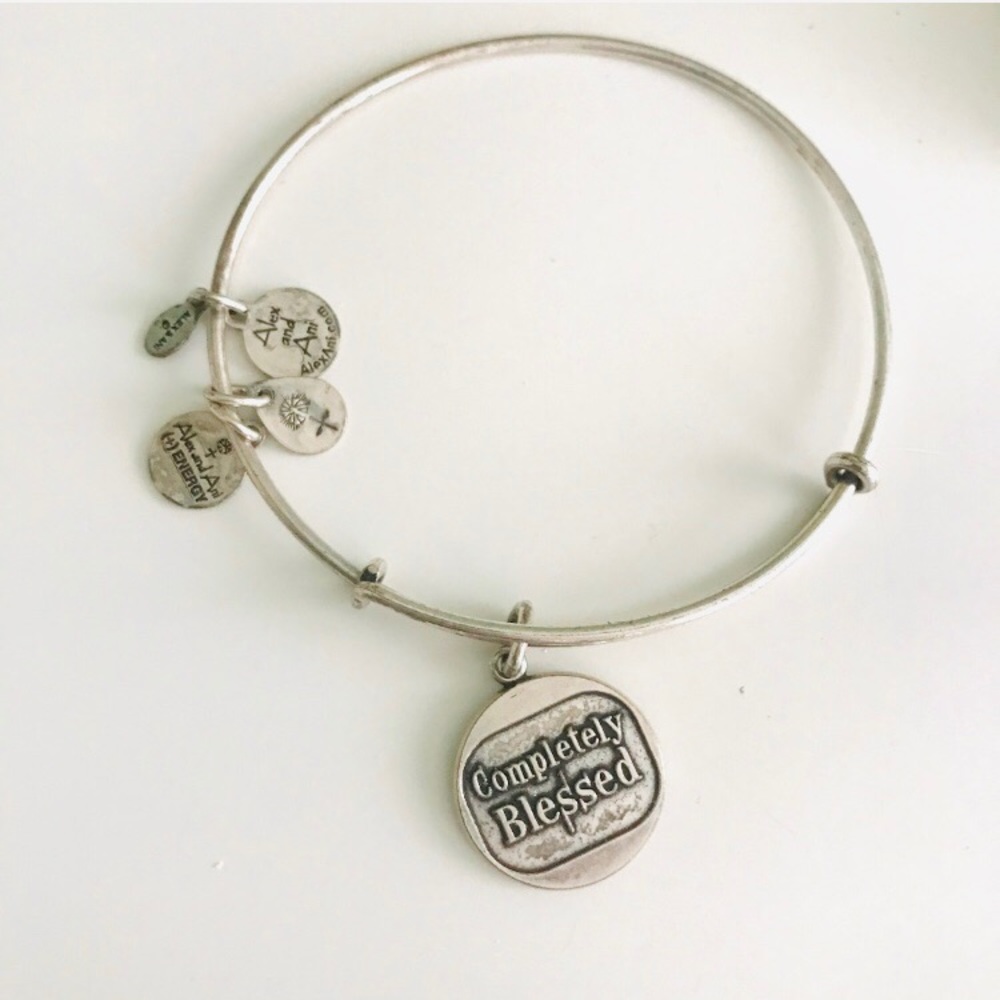 Alex and Ani Silver Completely Blessed Bracelet
